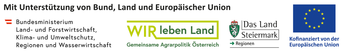 Mit Unterstützung von Bund, Land und Europäischer Region