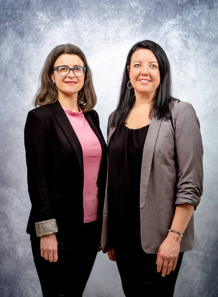 LAG-Team Kerstin Lieb und Nora Ruhri, Hügel- und Schöcklland.