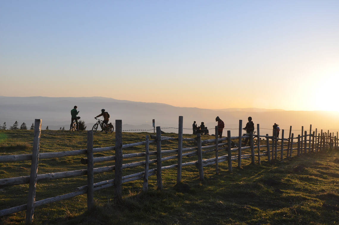 Sonnenaufgang über dem Schöckl Sonnenaufgang über dem Schöckl